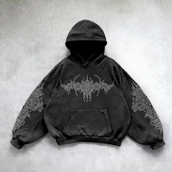 Printed Casual hip hop street Hoodie