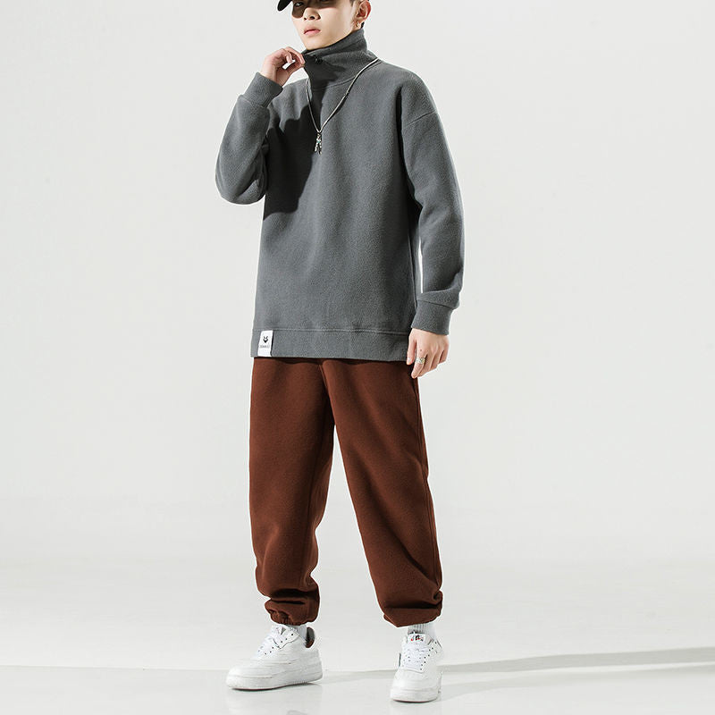 Warm Polar Fleece Casual JumpSuit Men