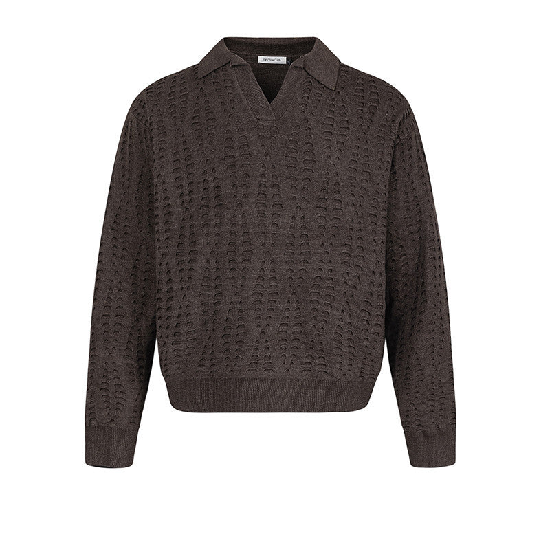 Ripped Design Retro Loose Sweater