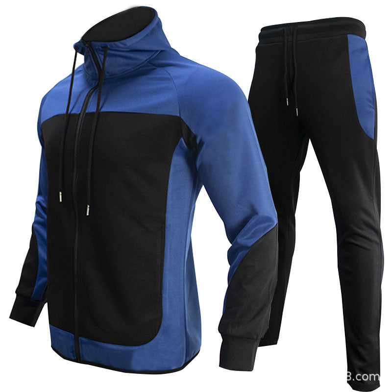 Hooded Autumn Jacket Sports Casual trackSuit Men