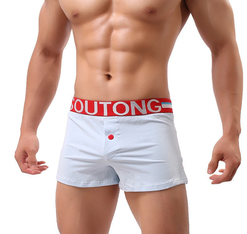 Men's Corner Flat Mouth Panties Cotton Comfortable