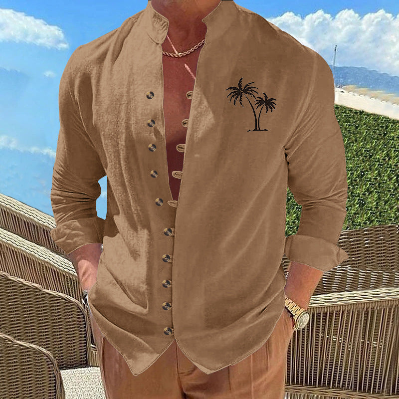 Coconut Vintage Print Slim shirt