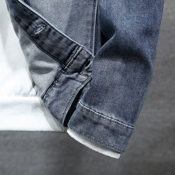 Men's Loose Plus Size Denim Coat