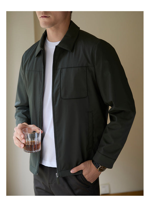 Puffer Lapel Casual Fleece-lined Warm Jacket