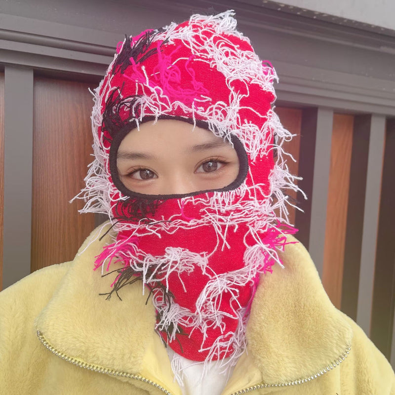 Balaclava Men's And Women's Knitted Camouflage Headgear Wool Hat