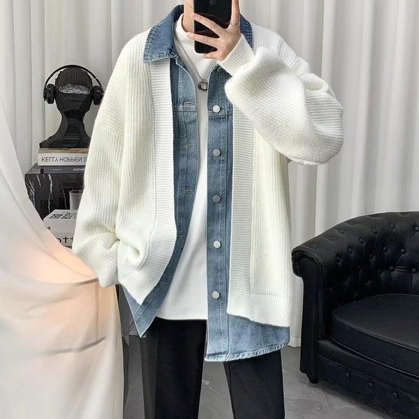 Men's Knitted Cardigan Coat