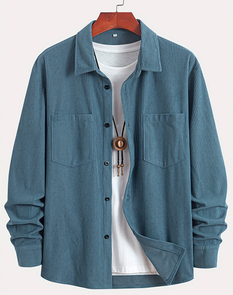 Corduroy Long Sleeve Casual All-matching Shirt