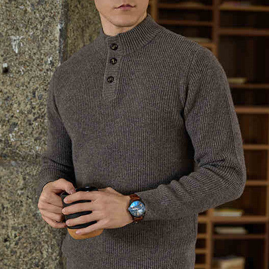 American Casual Half Turtleneck Knitted sweater