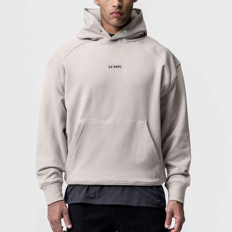Autumn Cotton Men's Youth Hooded Casual Coat