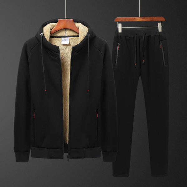 Lamb Wool Casual Sports JumpSuit Men