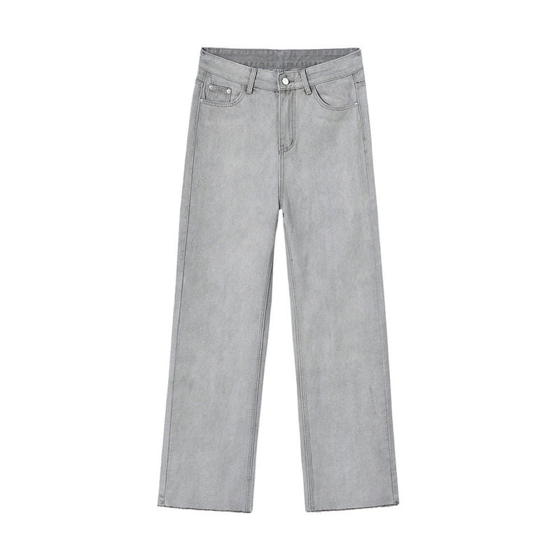 Men's Loose Drape Distressed Washed Jeans